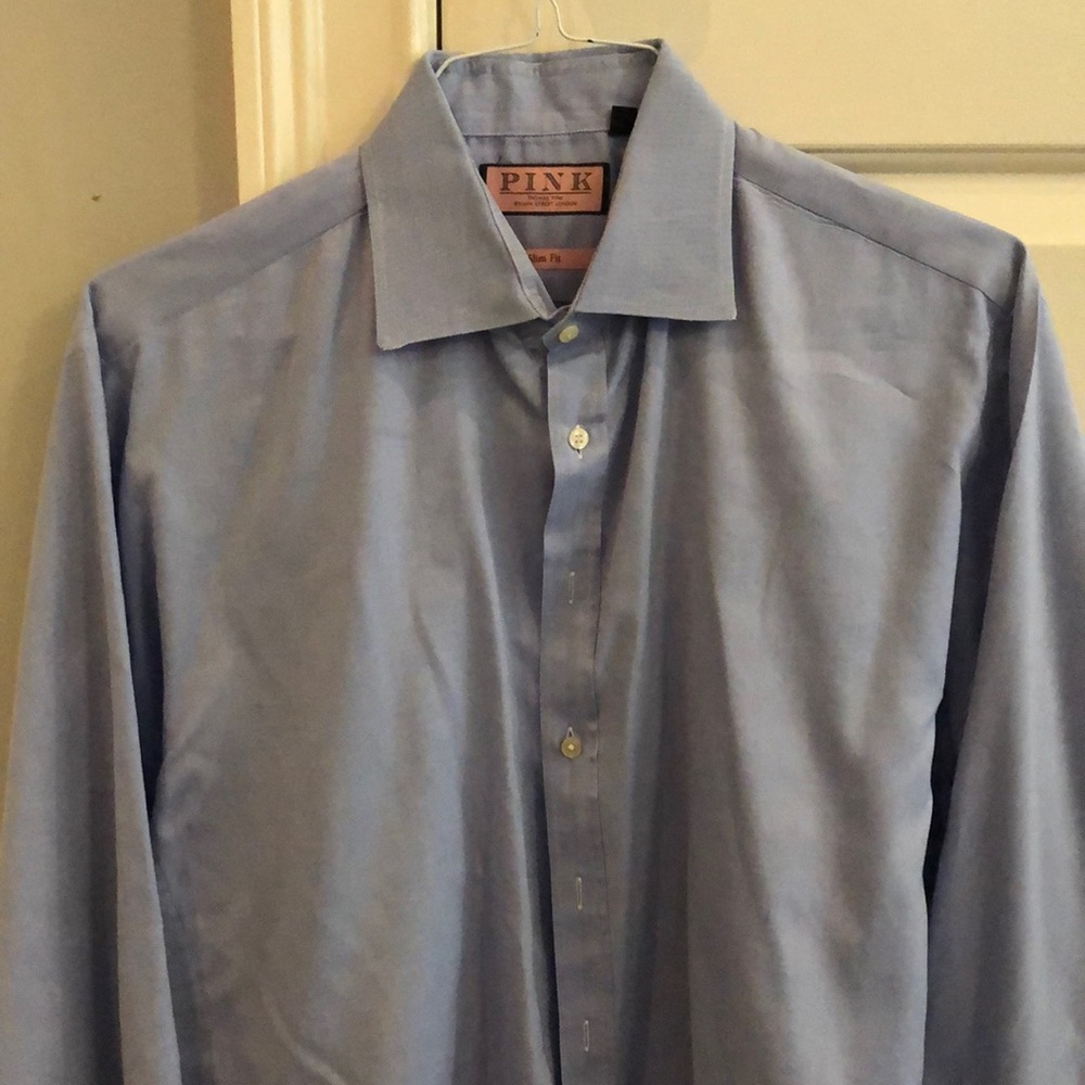 Thomas Pink Slim Fit dress shirt, 17/ 43 cm
